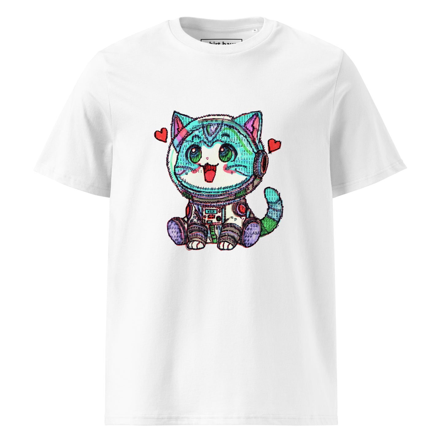 Wen Cat Unisex organic cotton t-shirt