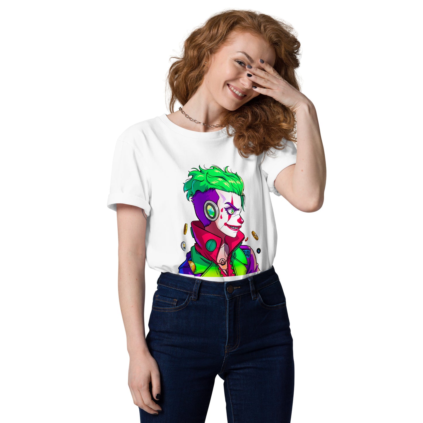 Meme Coin Joker - Premium Unisex organic cotton t-shirt